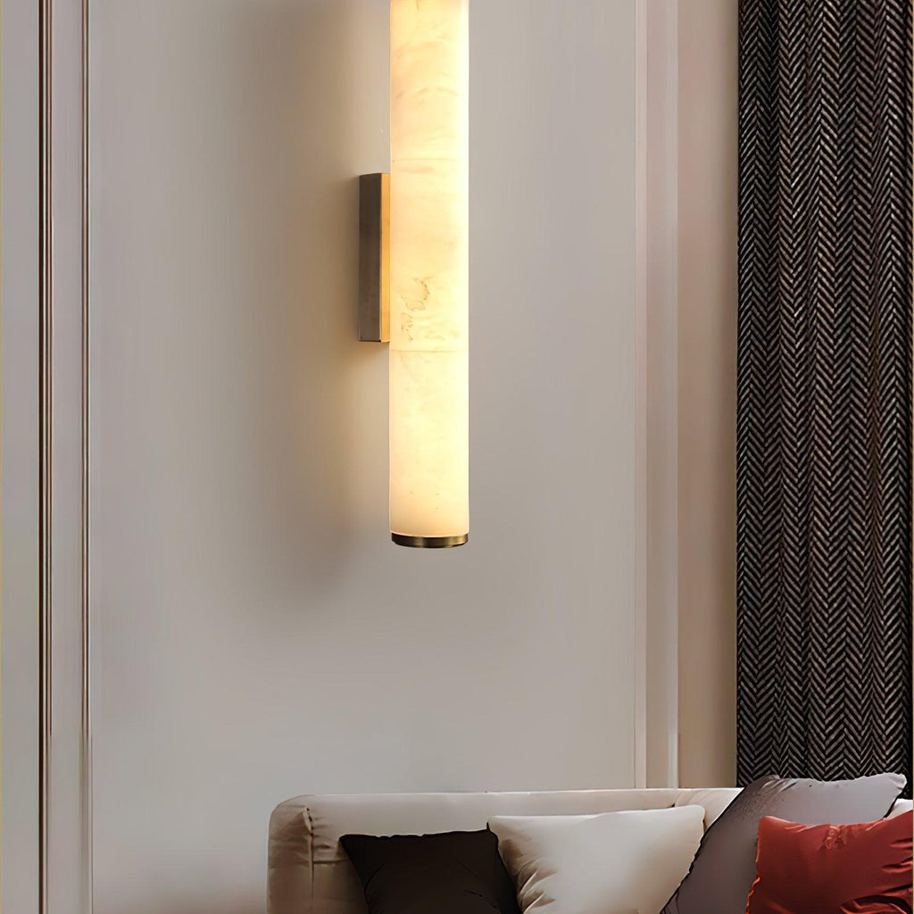 Callisto Alabaster Sconce Lamp Lighting Lobby