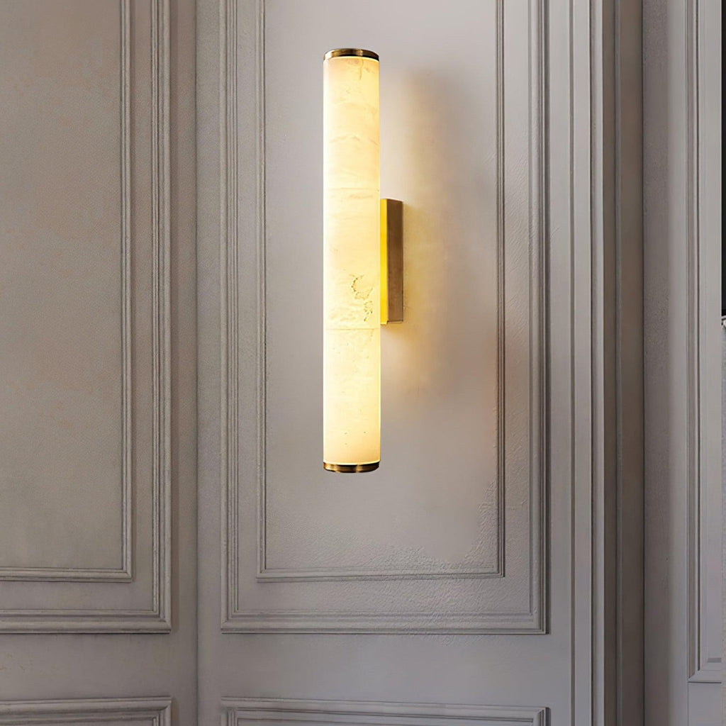 Callisto Alabaster Sconce Lamp Lighting Lobby