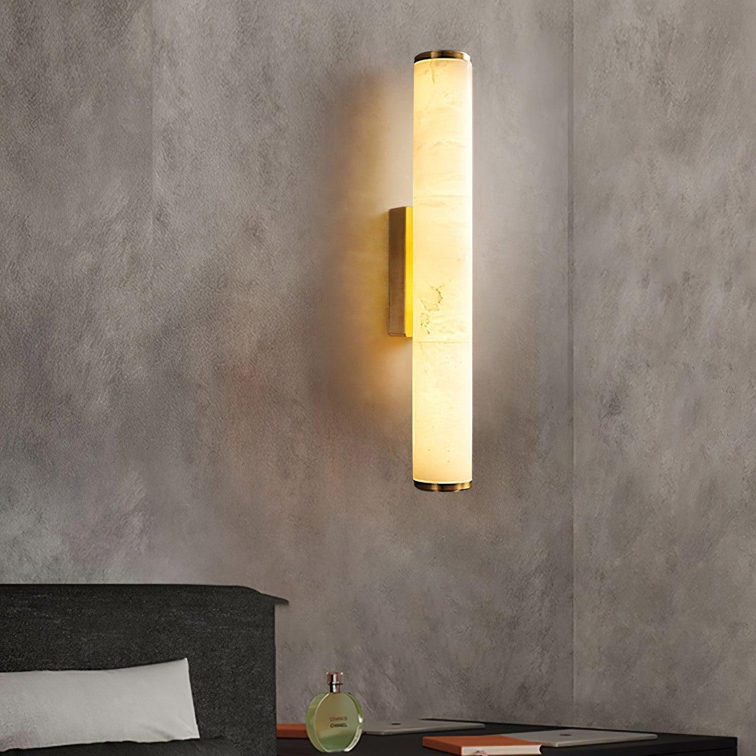 Callisto Alabaster Sconce Lamp Lighting Lobby