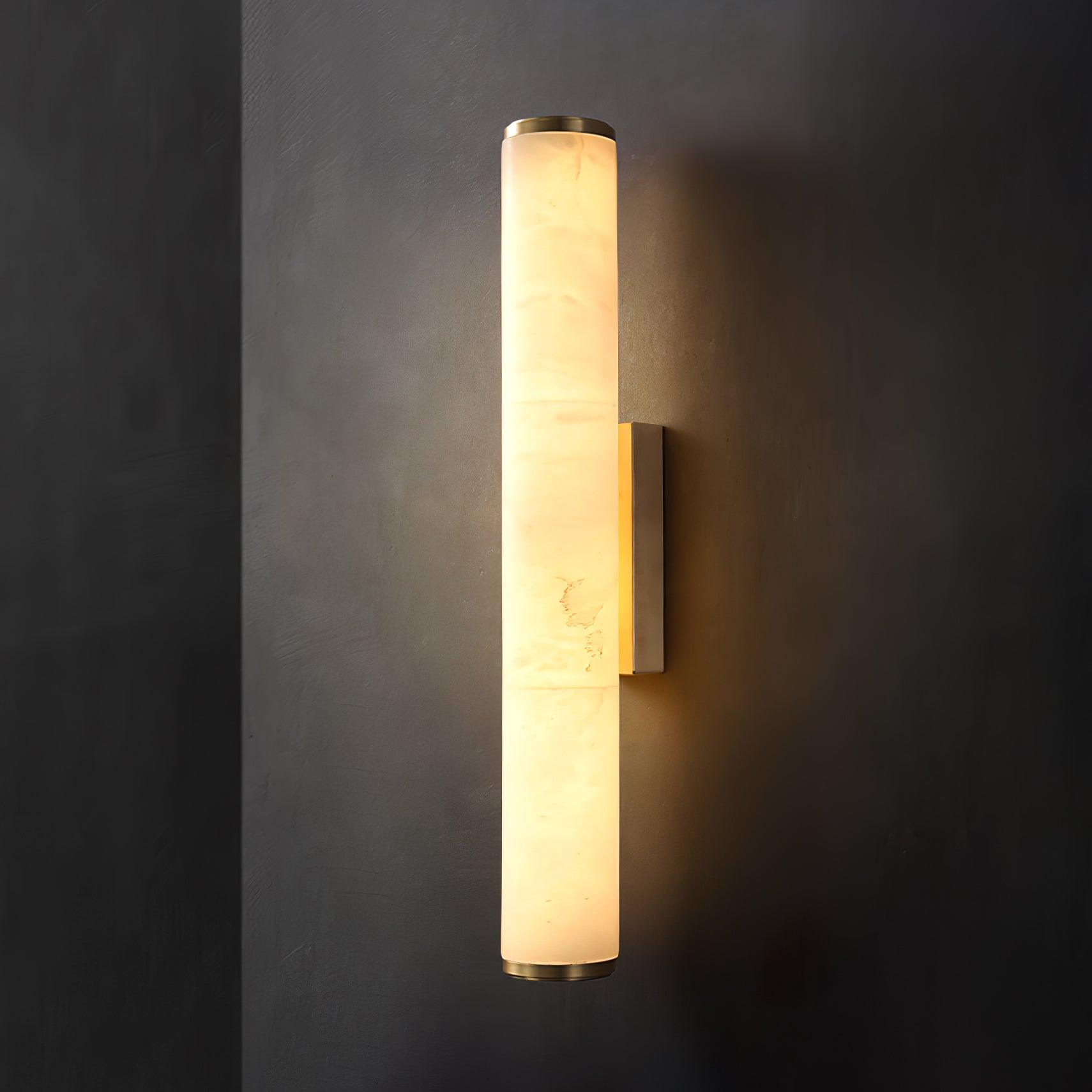 Callisto Alabaster Sconce Lamp Lighting Lobby