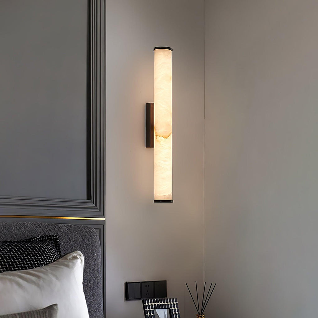 Callisto Alabaster Sconce Lamp Lighting Lobby