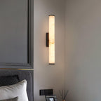 Callisto Alabaster Sconce Lamp Lighting Lobby