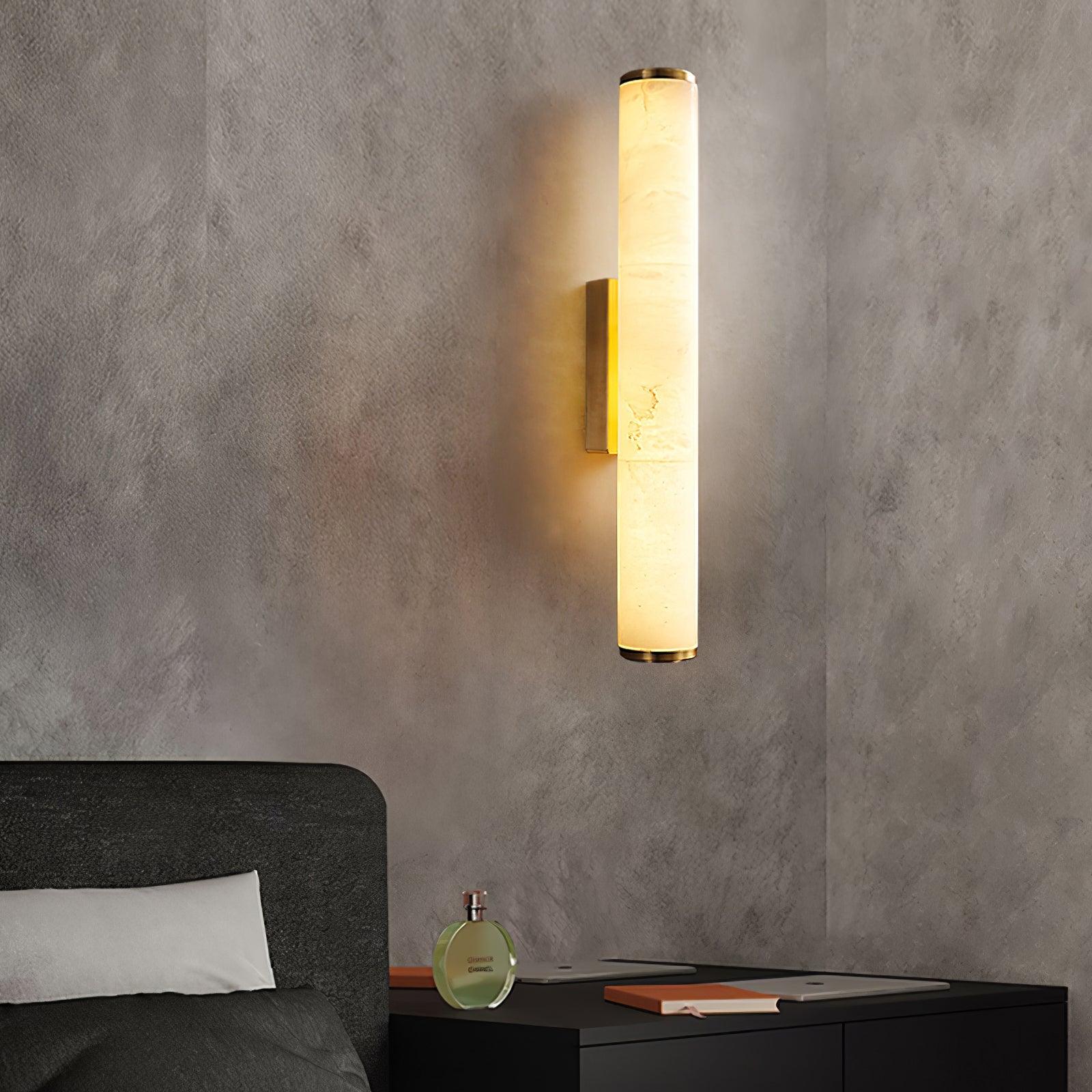 Callisto Alabaster Sconce Lamp Lighting Lobby