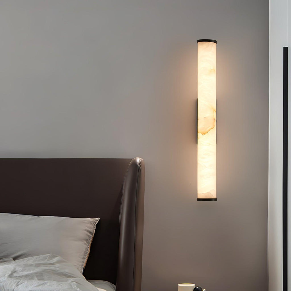 Callisto Alabaster Sconce Lamp Lighting Lobby