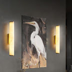 Callisto Alabaster Sconce Lamp Lighting Lobby