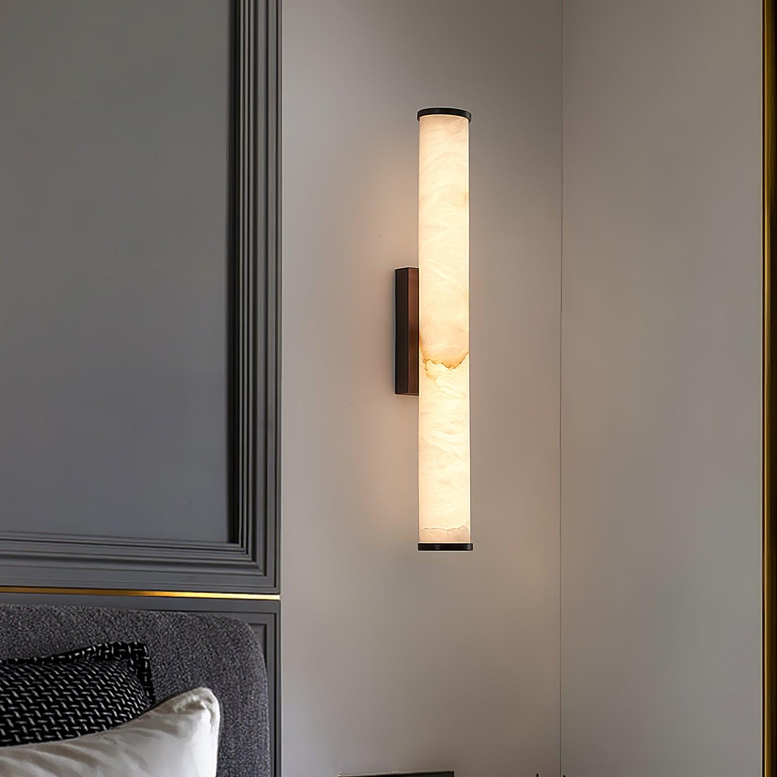 Callisto Alabaster Sconce Lamp Lighting Lobby