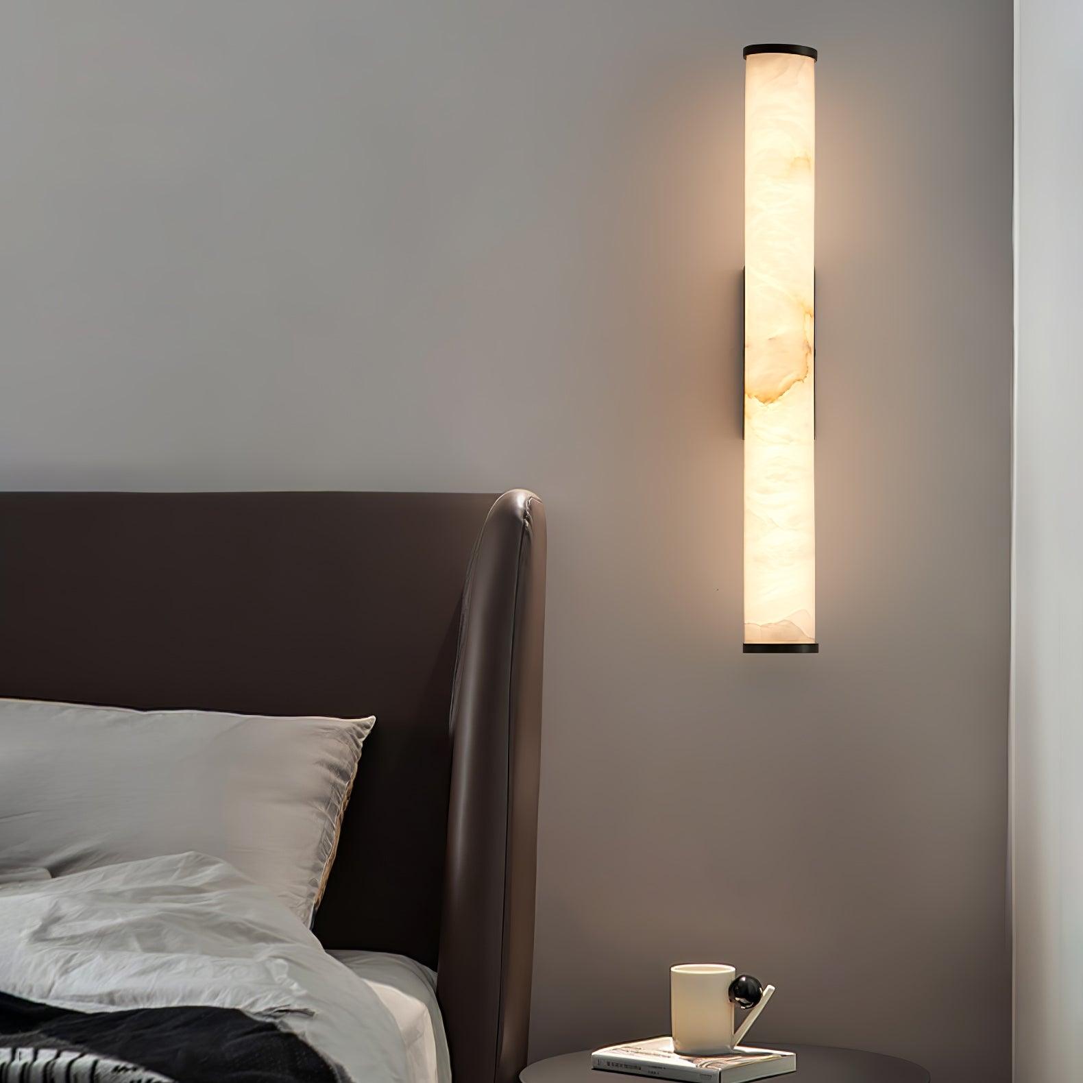 Callisto Alabaster Sconce Lamp Lighting Lobby