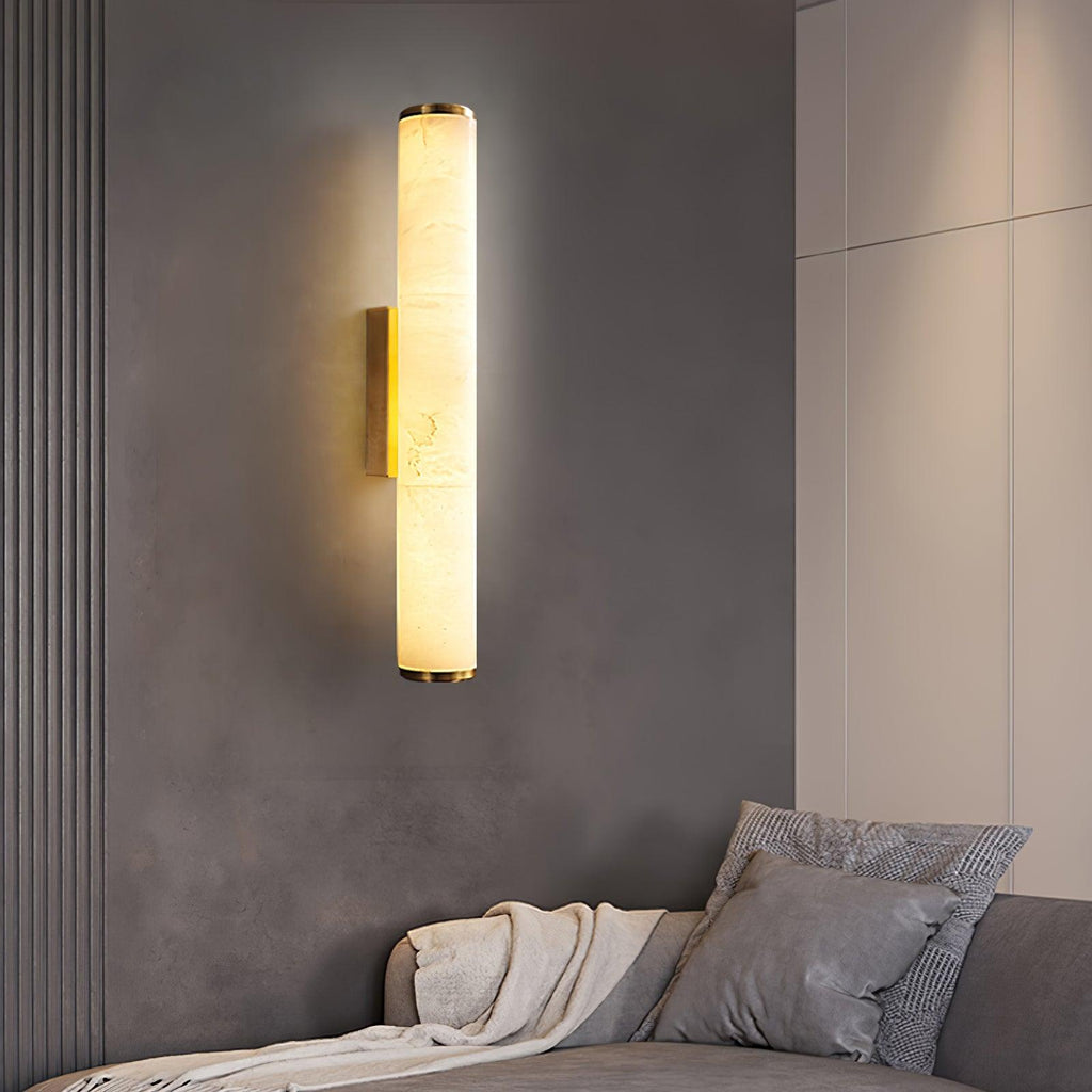 Callisto Alabaster Sconce Lamp Lighting Lobby