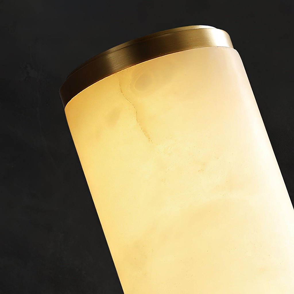 Callisto Alabaster Sconce Lamp Lighting Lobby