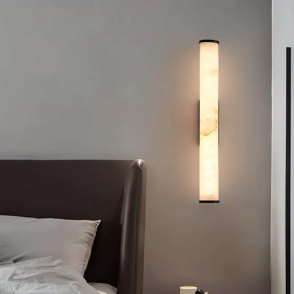 Callisto Alabaster Sconce Lamp Lighting Lobby