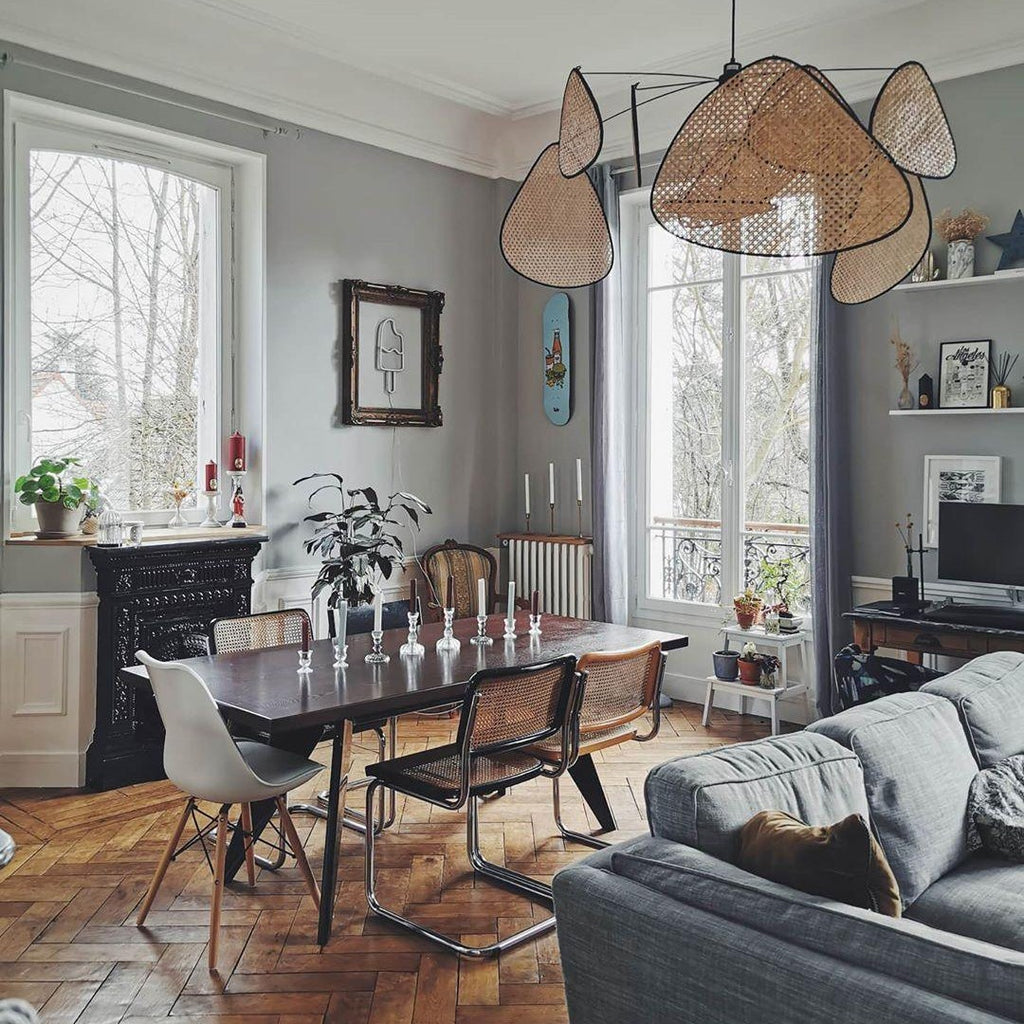 Cannage Ceiling Pendant Lighting Lobby