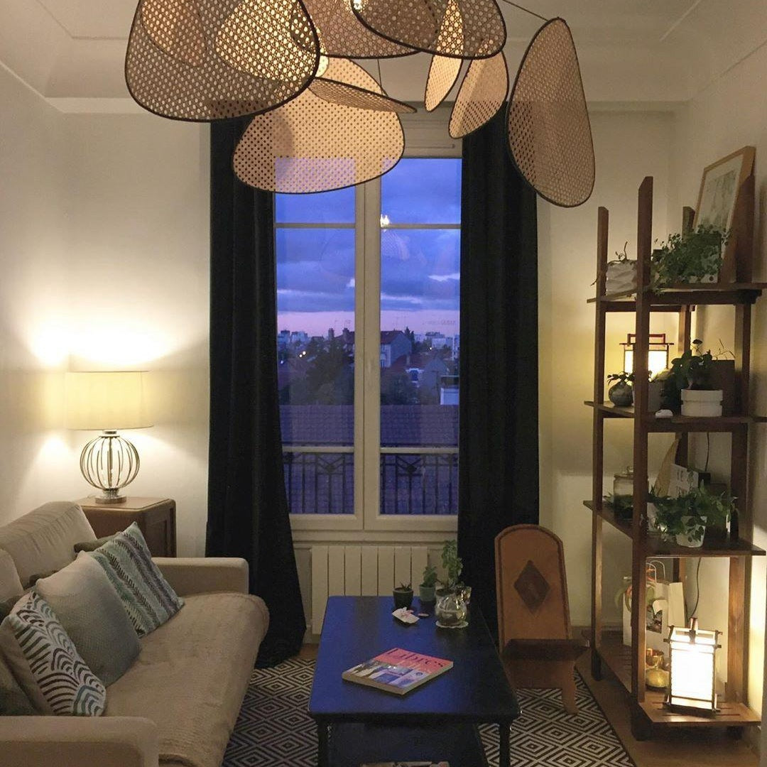 Cannage Ceiling Pendant Lighting Lobby