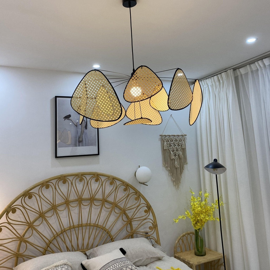 Cannage Ceiling Pendant Lighting Lobby