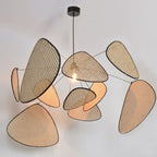 Cannage Ceiling Pendant Lighting Lobby