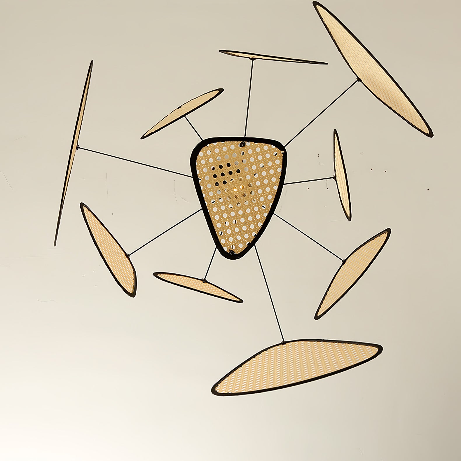Cannage Ceiling Pendant Lighting Lobby