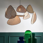 Cannage Ceiling Pendant Lighting Lobby