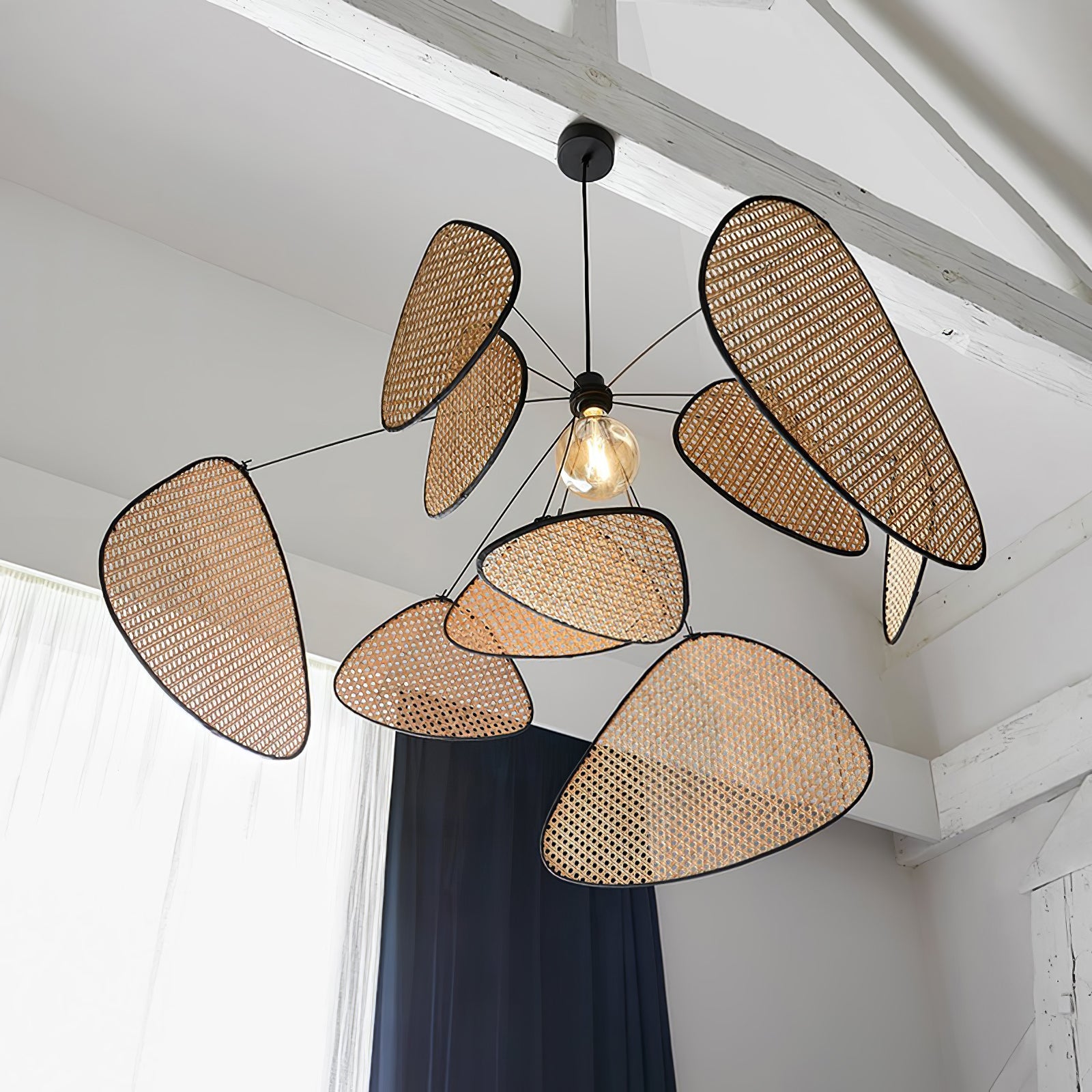 Cannage Ceiling Pendant Lighting Lobby