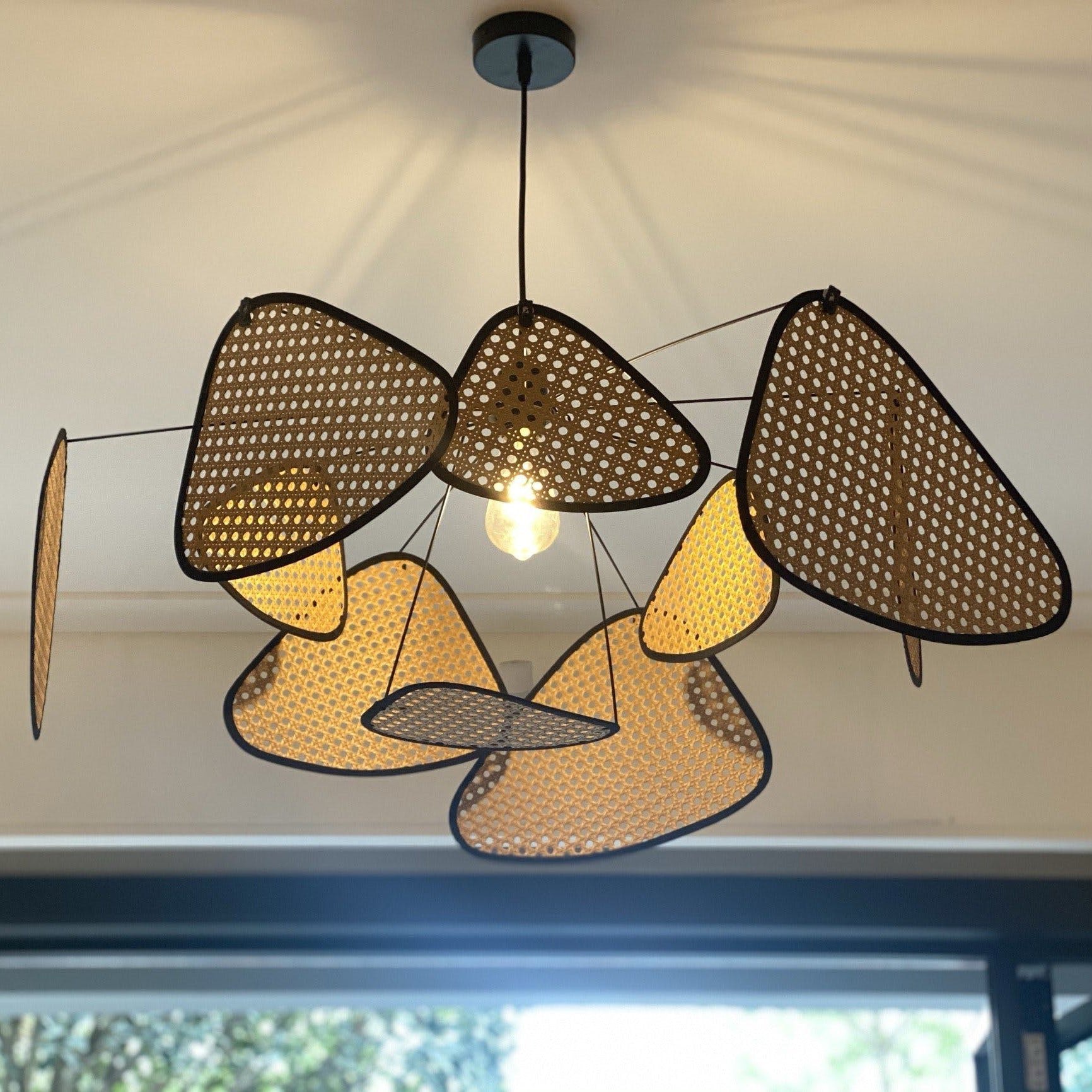 Cannage Ceiling Pendant Lighting Lobby