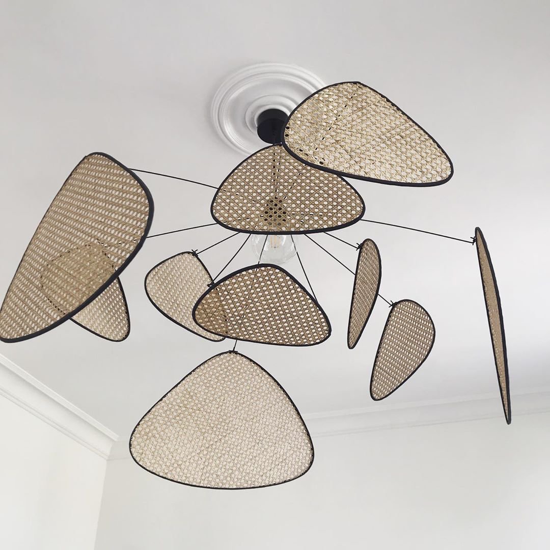 Cannage Ceiling Pendant Lighting Lobby