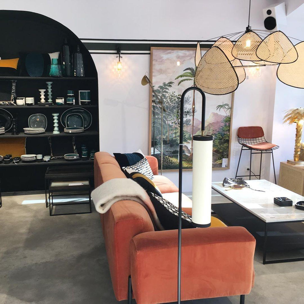 Cannage Ceiling Pendant Lighting Lobby