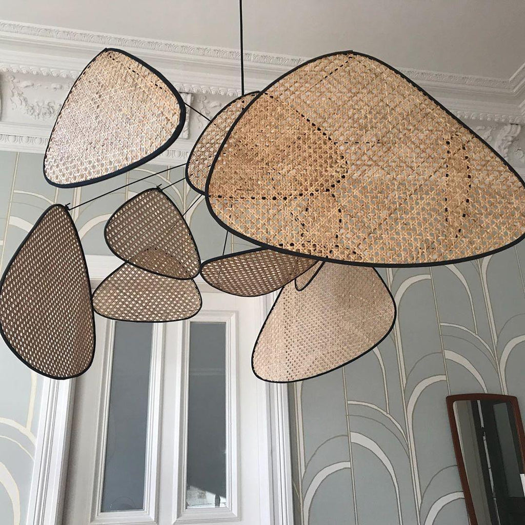 Cannage Ceiling Pendant Lighting Lobby