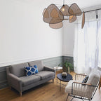 Cannage Ceiling Pendant Lighting Lobby