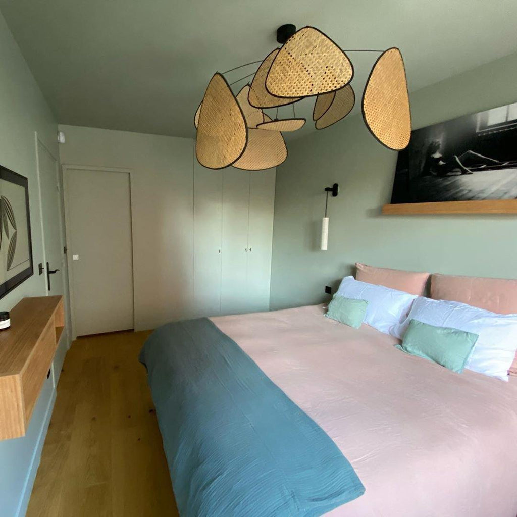 Cannage Ceiling Pendant Lighting Lobby