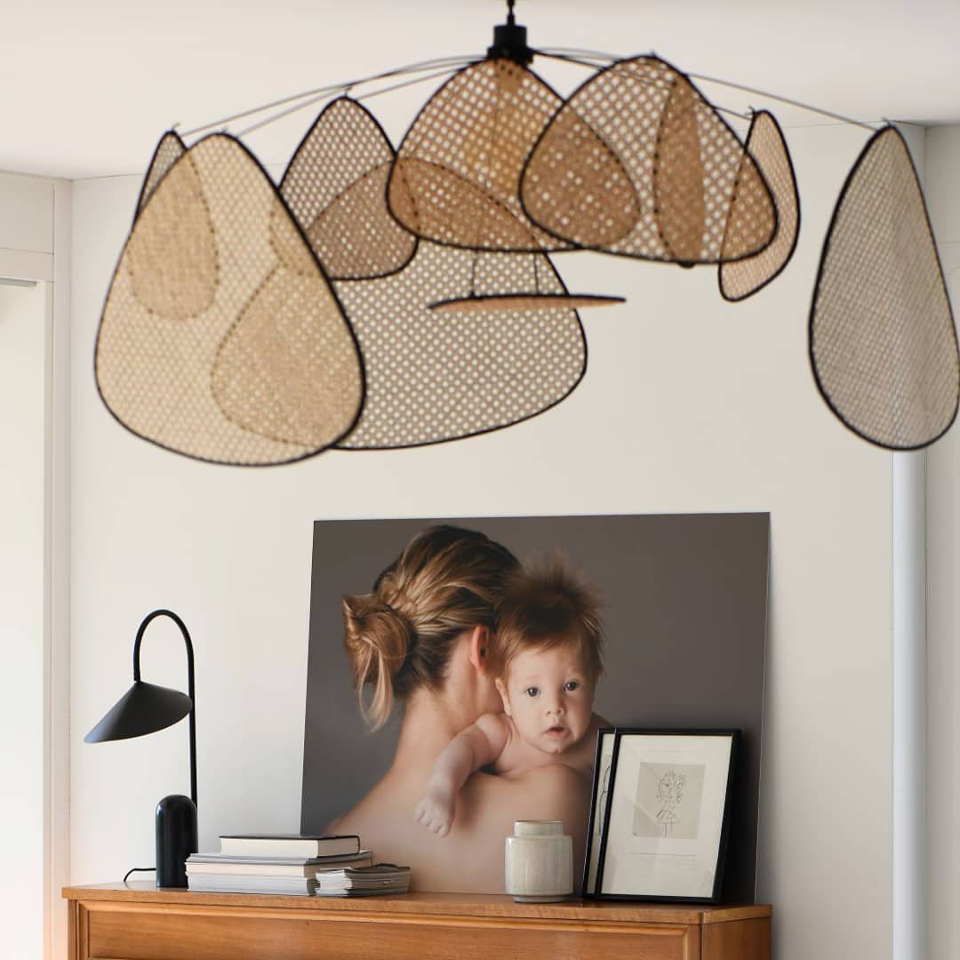 Cannage Ceiling Pendant Lighting Lobby