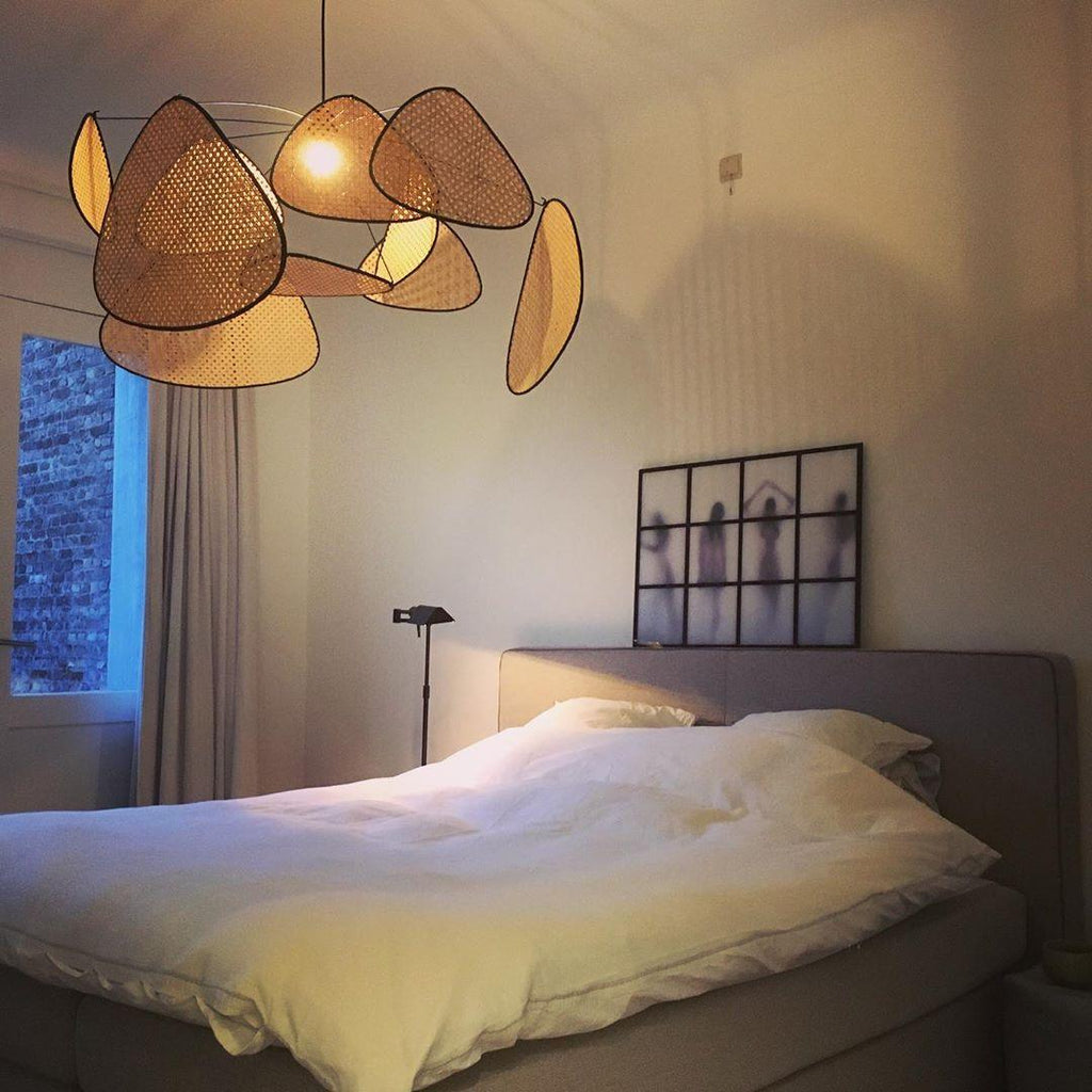 Cannage Ceiling Pendant Lighting Lobby