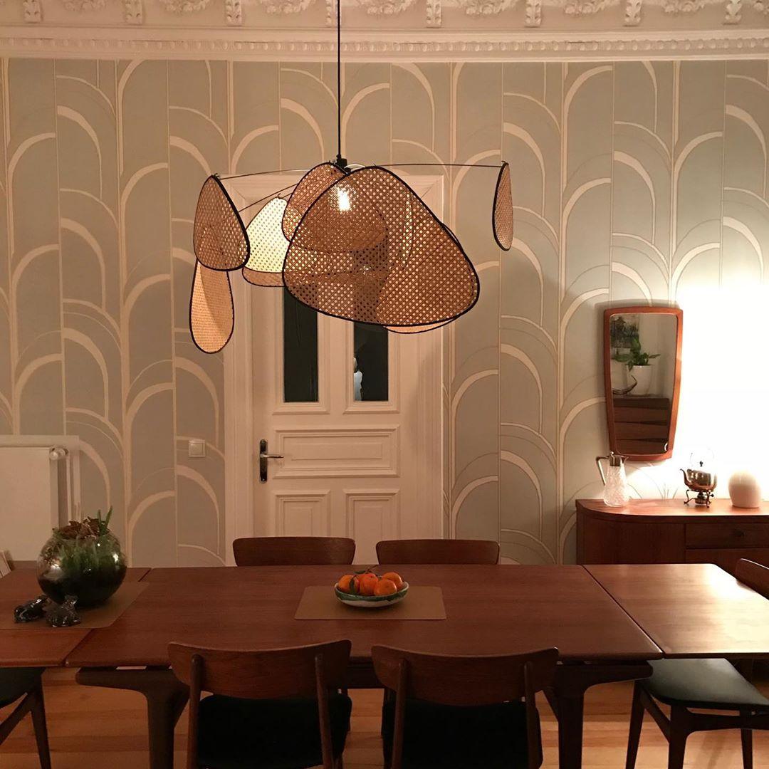 Cannage Ceiling Pendant Lighting Lobby