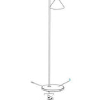 Captain Flint Standing Light Lighting Lobby