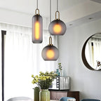 Ceiling Glass Suspension Lamp Lighting Lobby