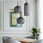 Ceiling Glass Suspension Lamp Lighting Lobby