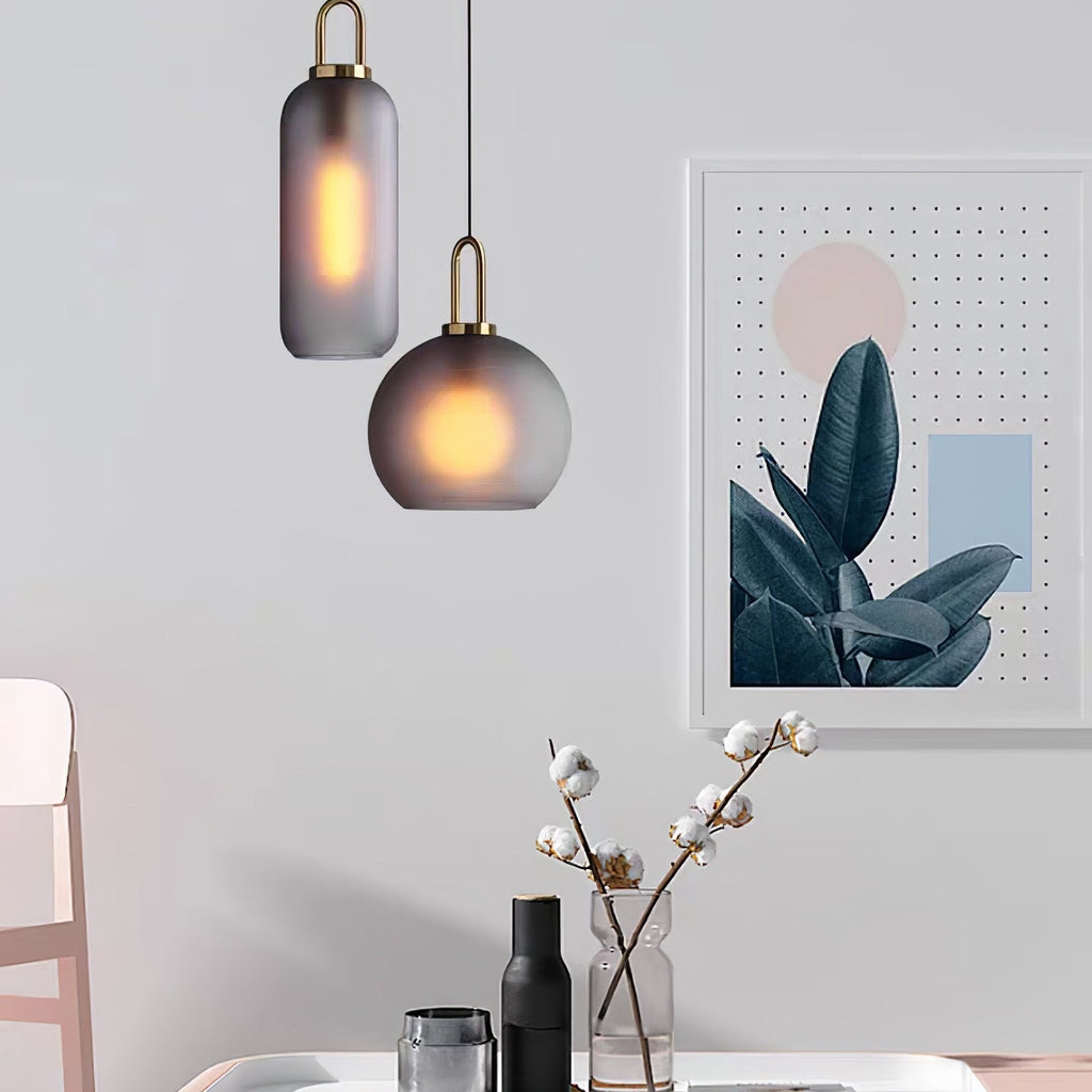 Ceiling Glass Suspension Lamp Lighting Lobby