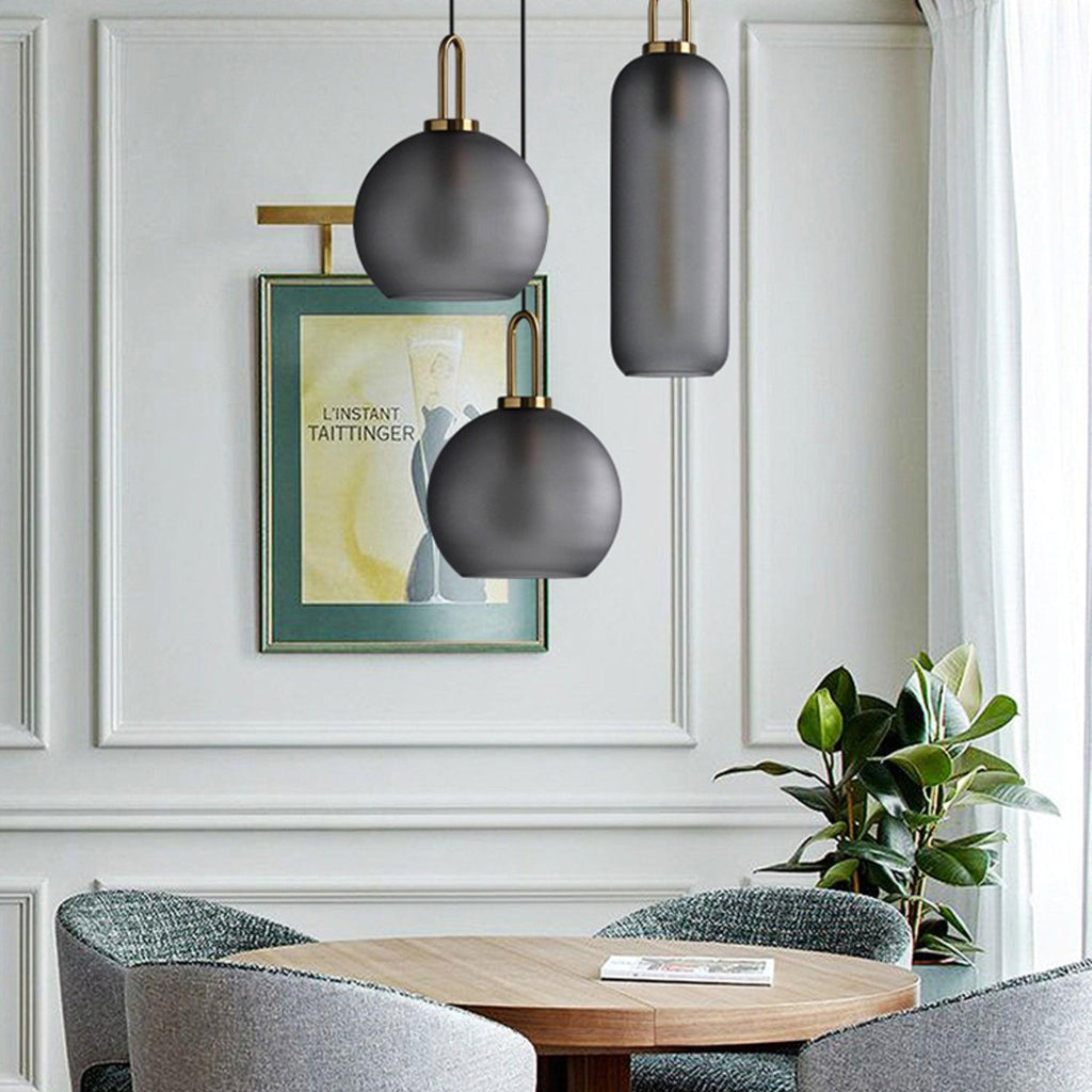 Ceiling Glass Suspension Lamp Lighting Lobby