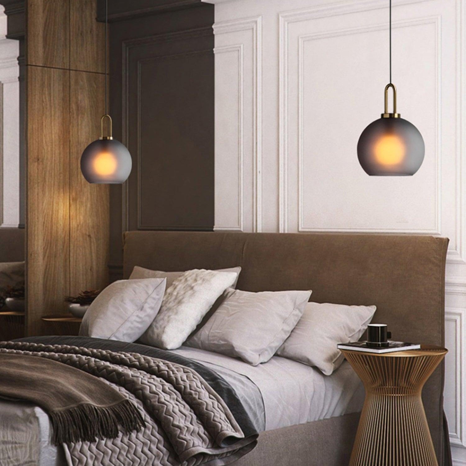 Ceiling Glass Suspension Lamp Lighting Lobby