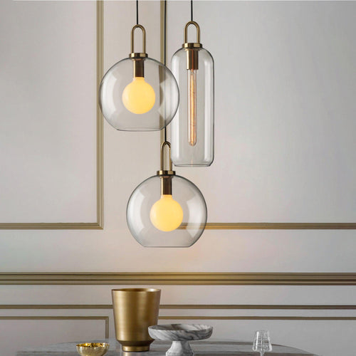 Ceiling Glass Suspension Lamp Lighting Lobby