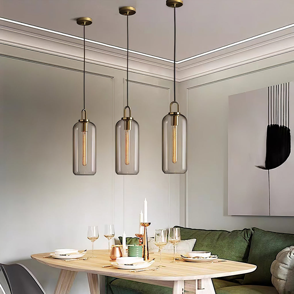 Ceiling Glass Suspension Lamp Lighting Lobby