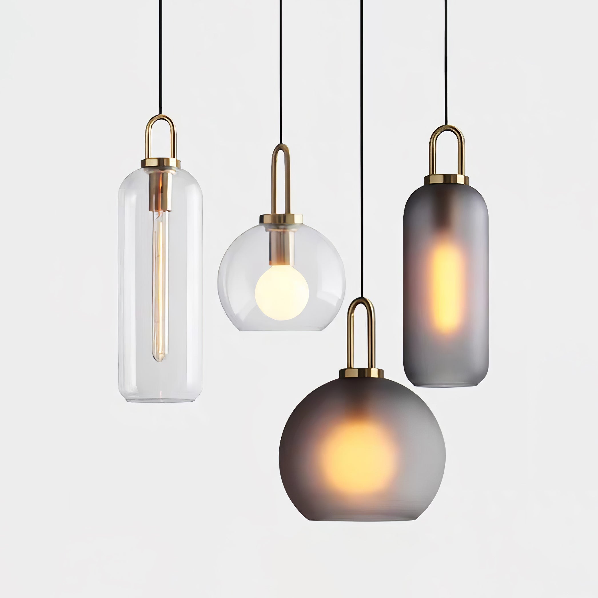 Ceiling Glass Suspension Lamp Lighting Lobby