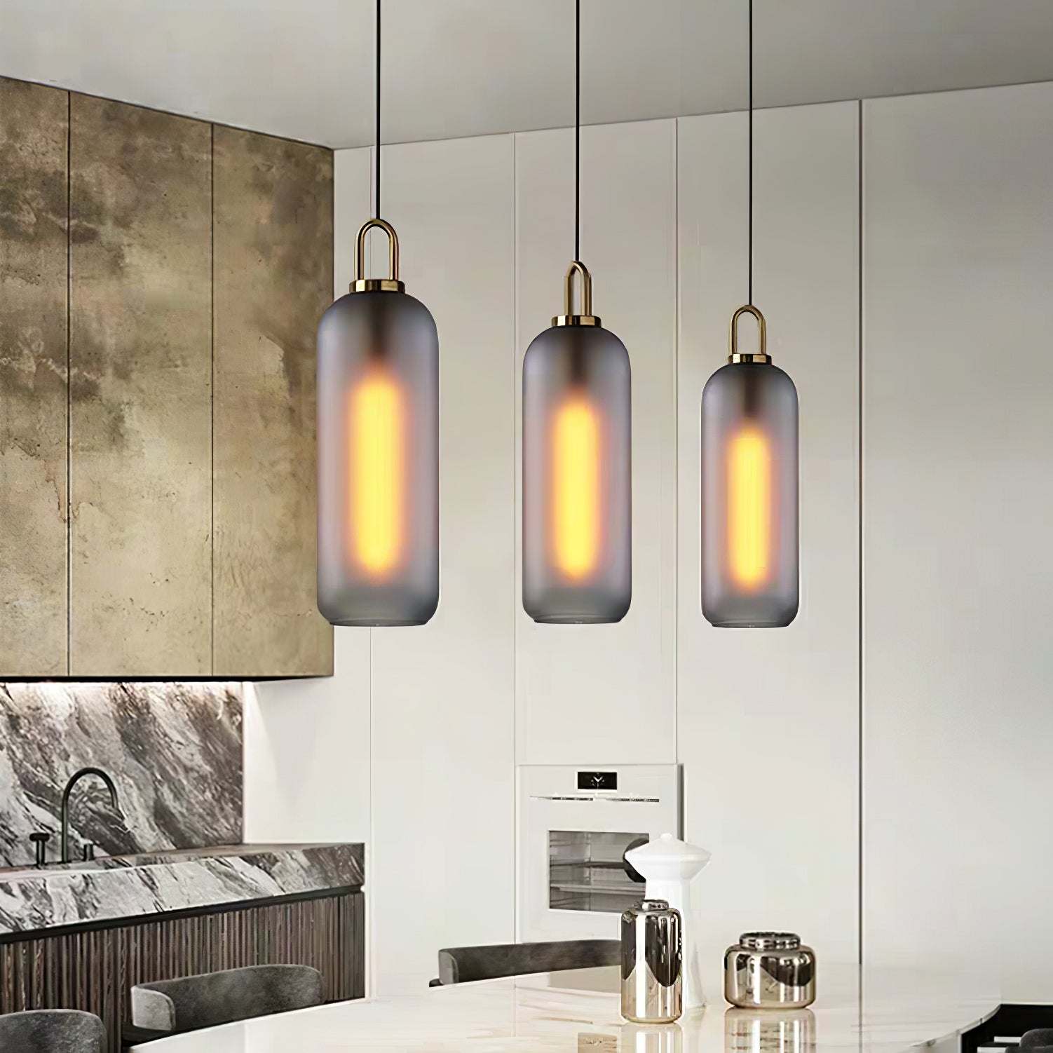 Ceiling Glass Suspension Lamp Lighting Lobby