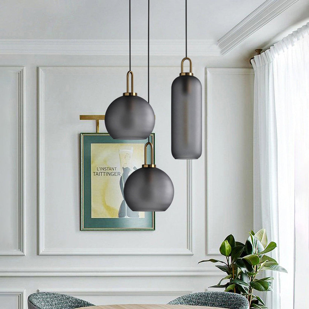 Ceiling Glass Suspension Lamp Lighting Lobby