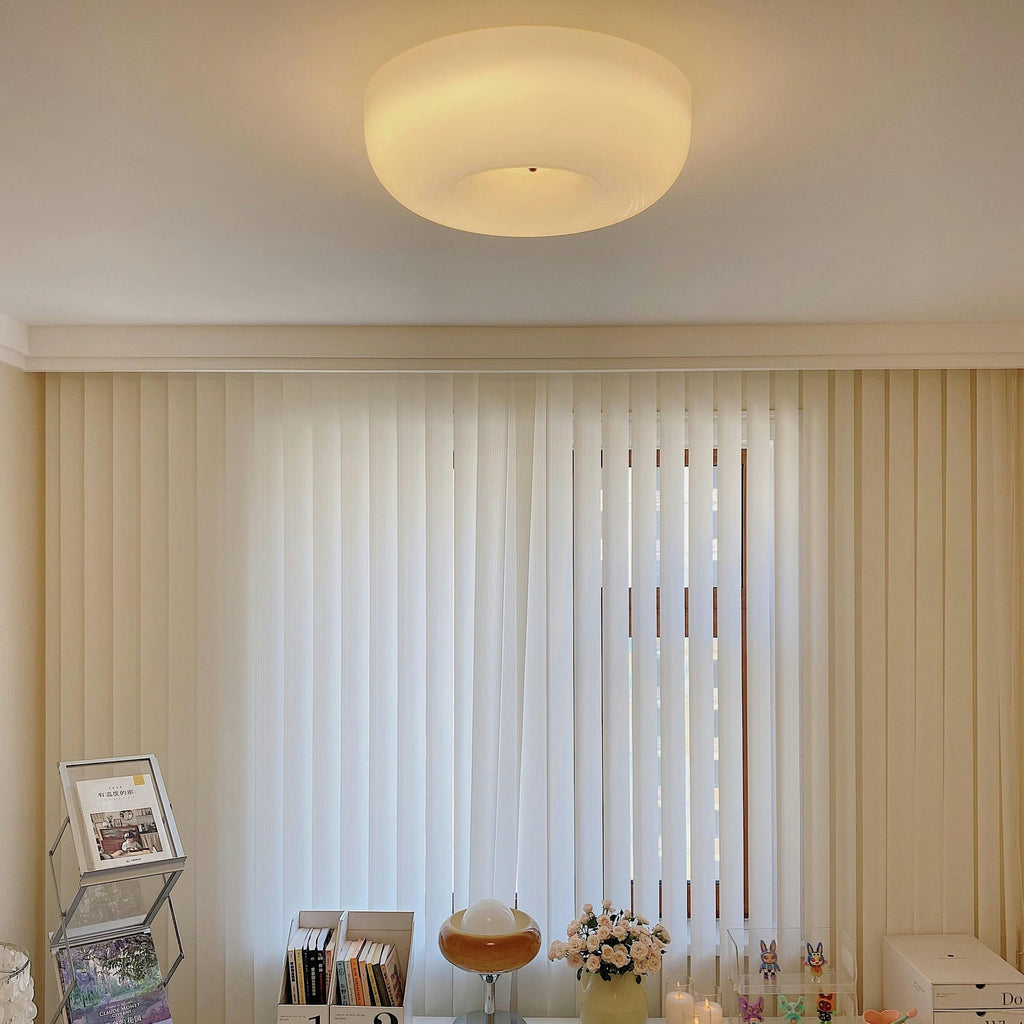 Ceiling Light Cream Pudding Lighting Lobby
