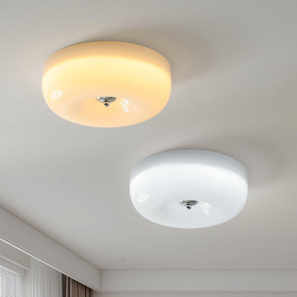 Ceiling Light Cream Pudding Lighting Lobby