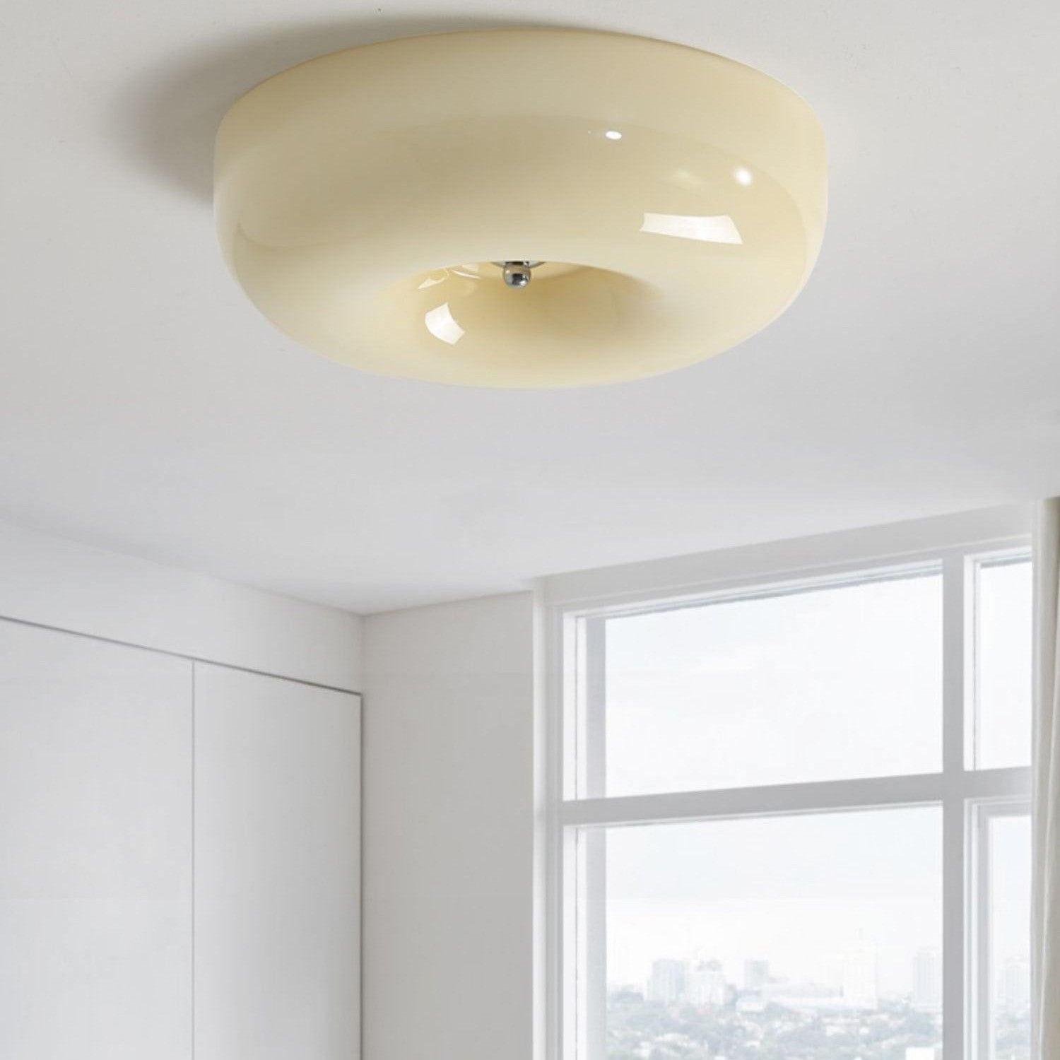 Ceiling Light Cream Pudding Lighting Lobby