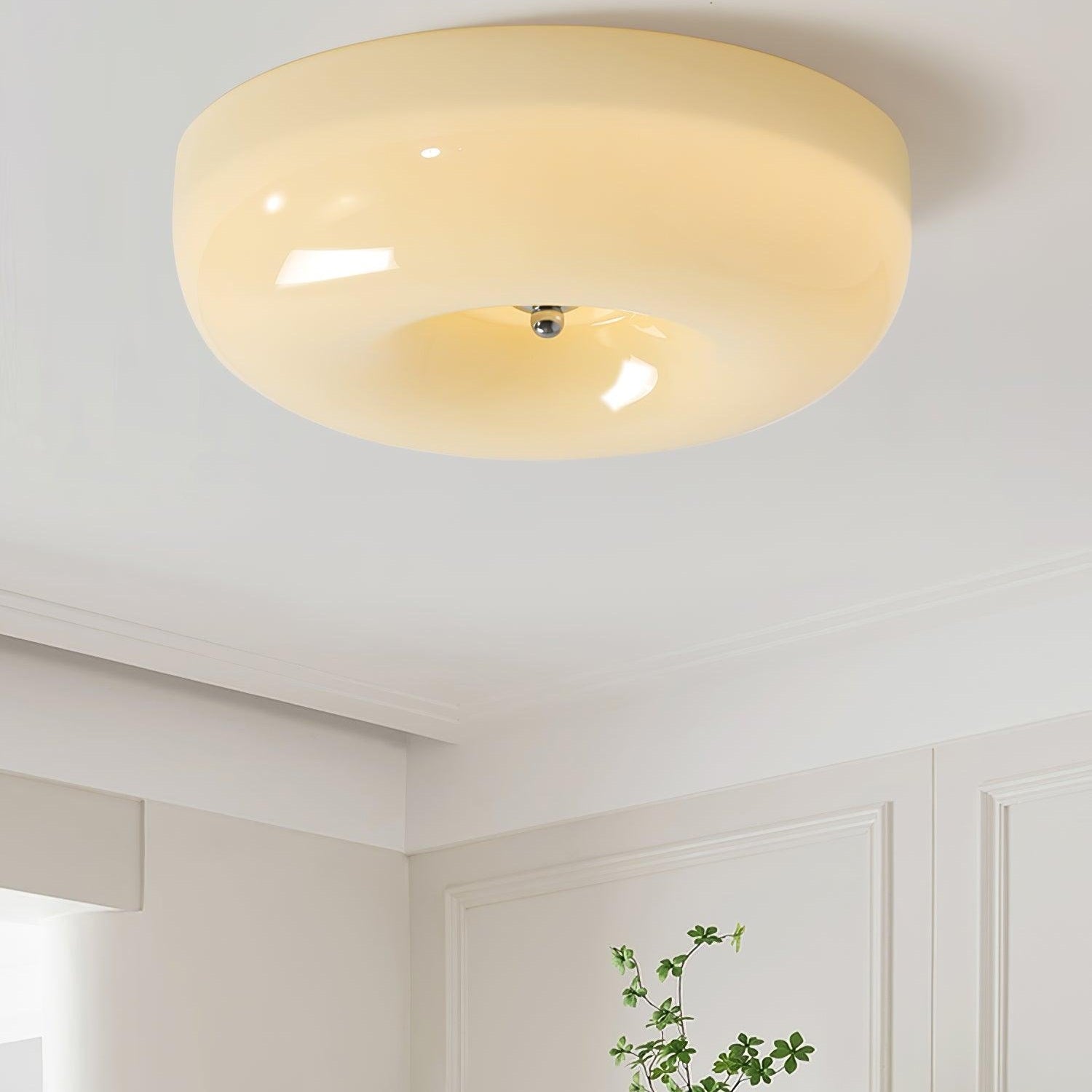 Ceiling Light Cream Pudding Lighting Lobby
