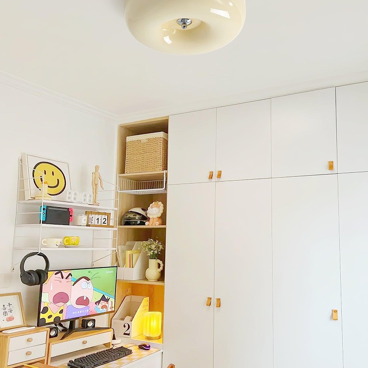Ceiling Light Cream Pudding Lighting Lobby