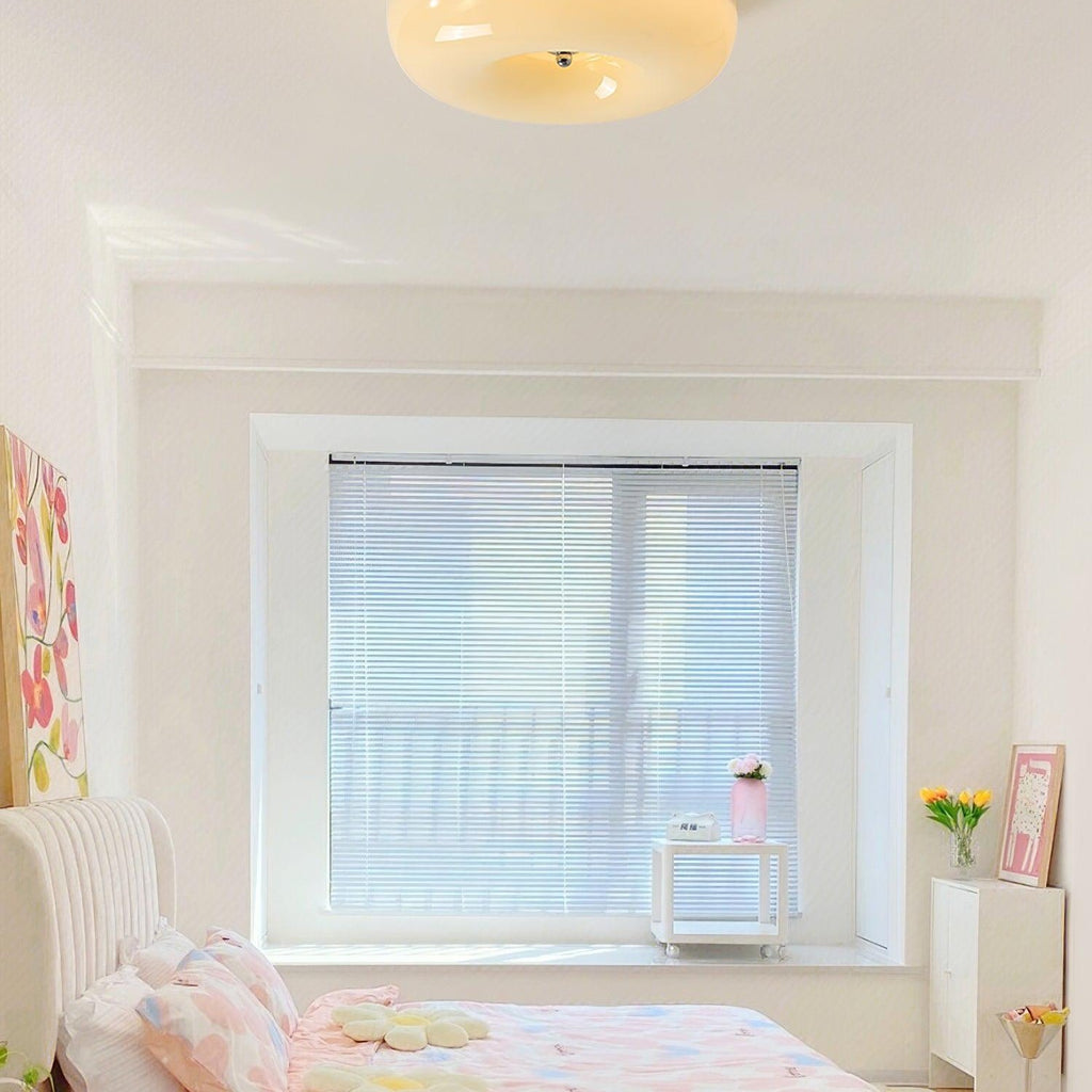 Ceiling Light Cream Pudding Lighting Lobby