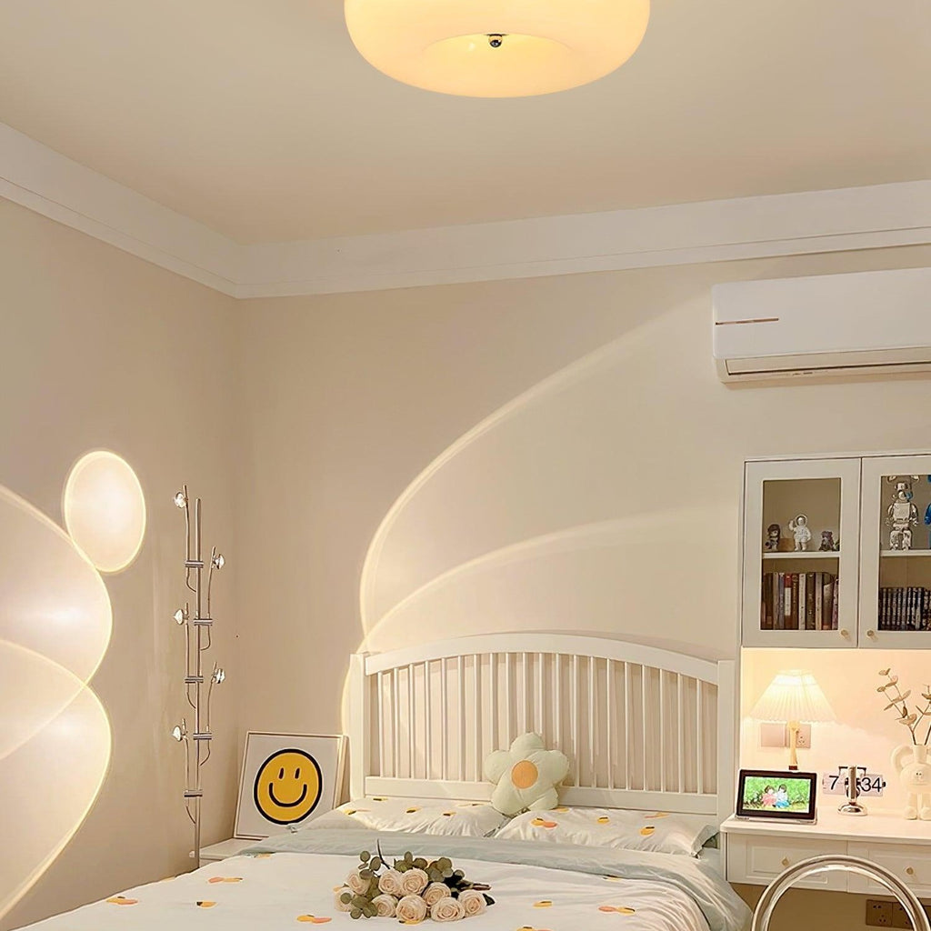 Ceiling Light Cream Pudding Lighting Lobby