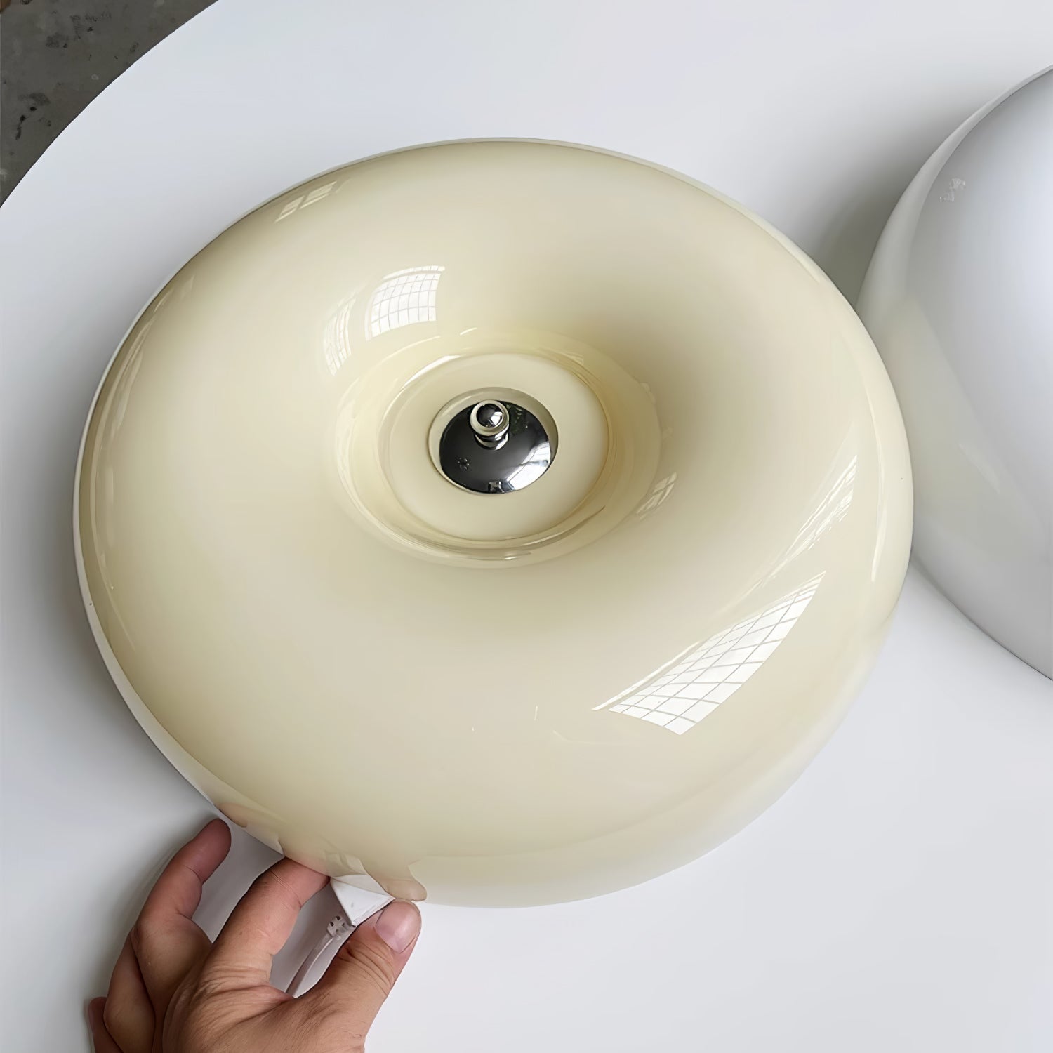 Ceiling Light Cream Pudding Lighting Lobby