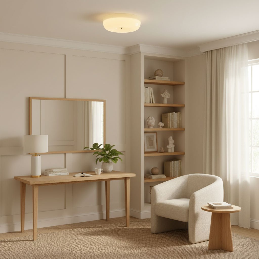 Ceiling Light Cream Pudding Lighting Lobby